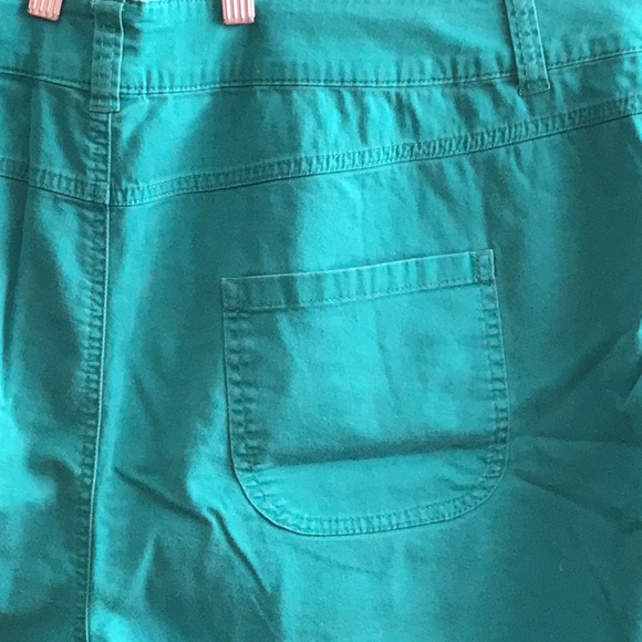 Lane Bryant Teal Cotton Shorts, Size 24, 90s Style - Picture 4 of 7